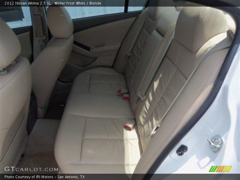 Winter Frost White / Blonde 2012 Nissan Altima 2.5 SL