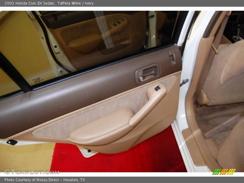Taffeta White / Ivory 2003 Honda Civic EX Sedan