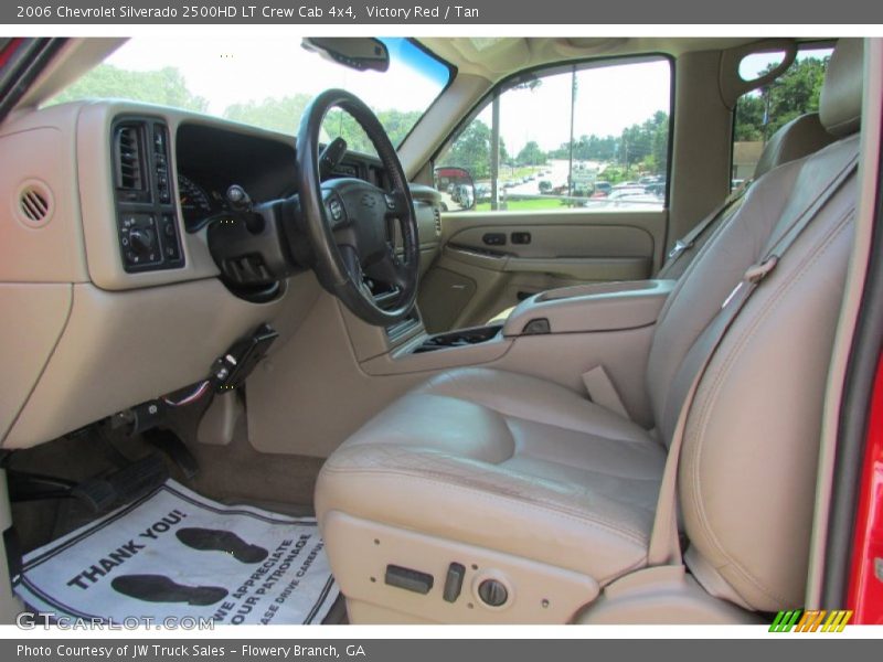 Victory Red / Tan 2006 Chevrolet Silverado 2500HD LT Crew Cab 4x4