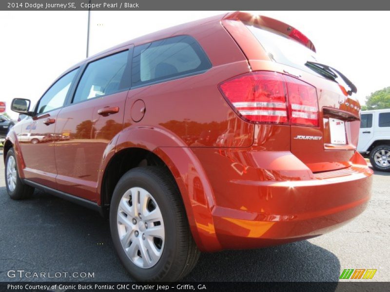 Copper Pearl / Black 2014 Dodge Journey SE