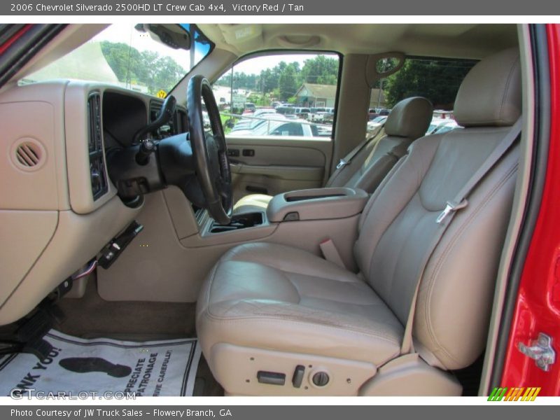 Victory Red / Tan 2006 Chevrolet Silverado 2500HD LT Crew Cab 4x4