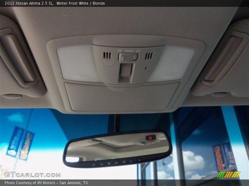Winter Frost White / Blonde 2012 Nissan Altima 2.5 SL