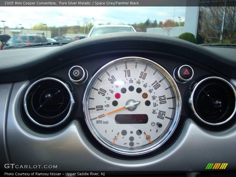 Pure Silver Metallic / Space Grey/Panther Black 2005 Mini Cooper Convertible