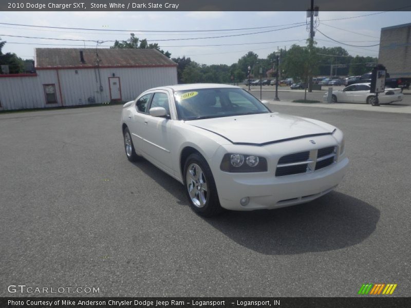Stone White / Dark Slate Gray 2010 Dodge Charger SXT
