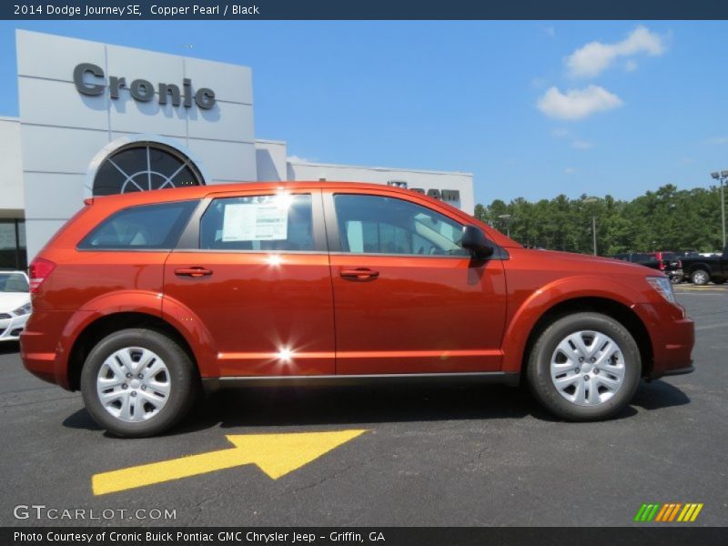 Copper Pearl / Black 2014 Dodge Journey SE