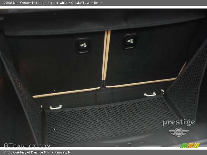 Pepper White / Gravity Tuscan Beige 2008 Mini Cooper Hardtop
