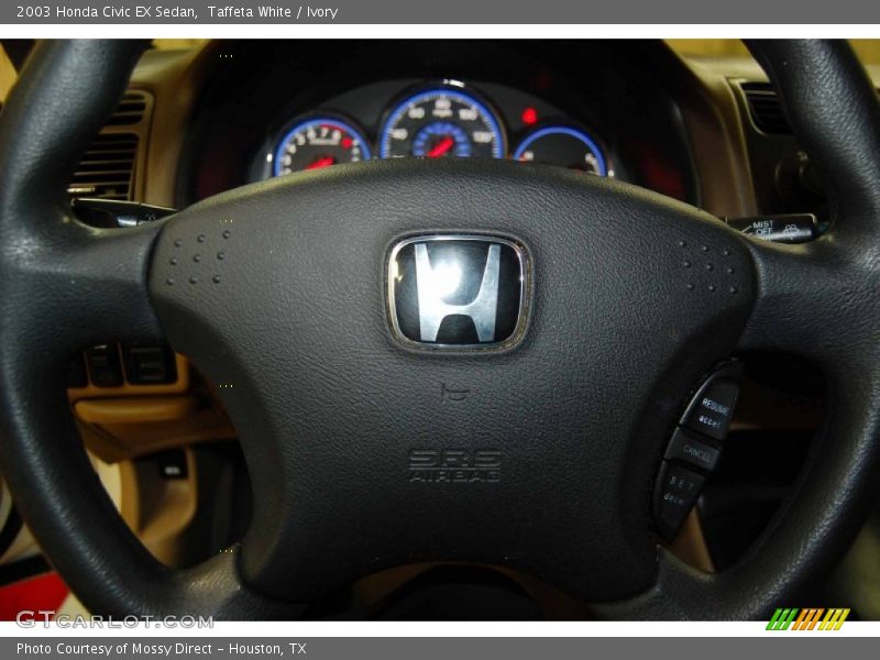 Taffeta White / Ivory 2003 Honda Civic EX Sedan