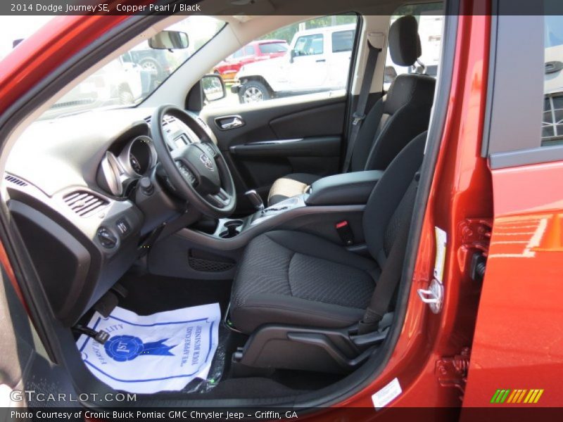 Copper Pearl / Black 2014 Dodge Journey SE