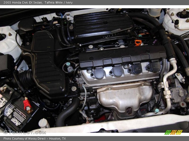 Taffeta White / Ivory 2003 Honda Civic EX Sedan