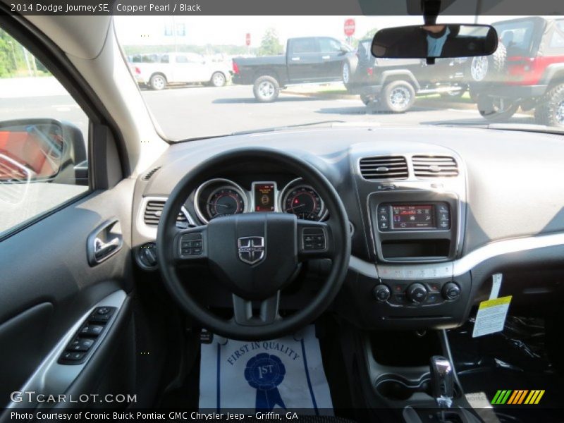 Copper Pearl / Black 2014 Dodge Journey SE