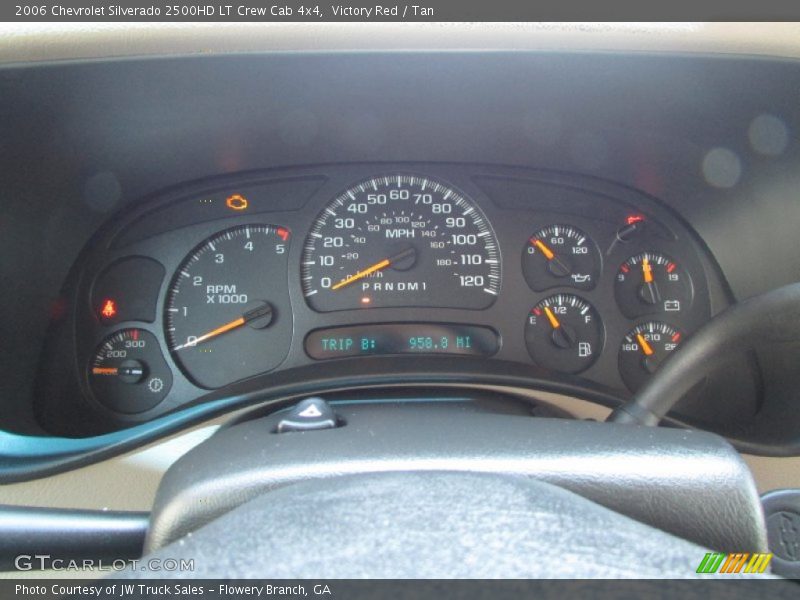 Victory Red / Tan 2006 Chevrolet Silverado 2500HD LT Crew Cab 4x4