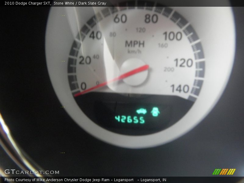 Stone White / Dark Slate Gray 2010 Dodge Charger SXT