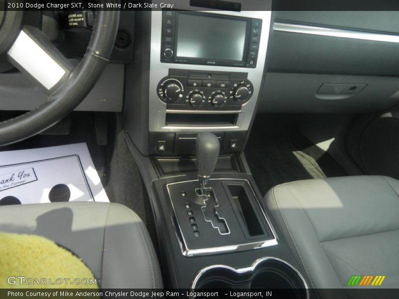 Stone White / Dark Slate Gray 2010 Dodge Charger SXT