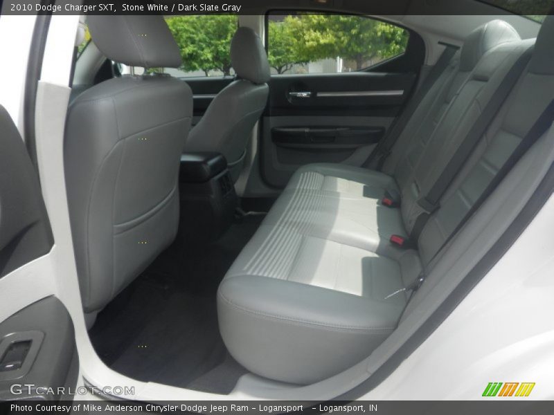 Stone White / Dark Slate Gray 2010 Dodge Charger SXT