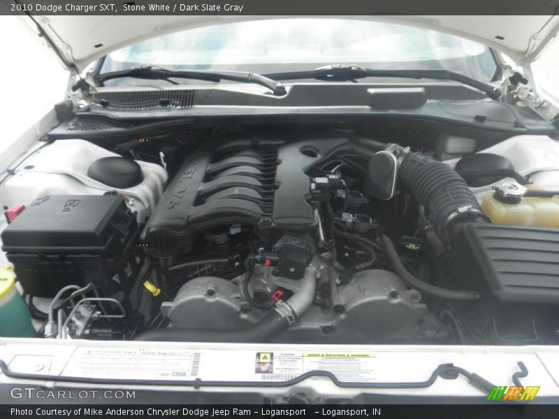 Stone White / Dark Slate Gray 2010 Dodge Charger SXT