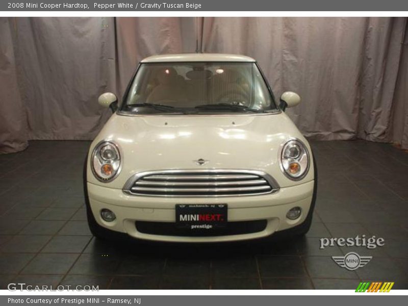 Pepper White / Gravity Tuscan Beige 2008 Mini Cooper Hardtop