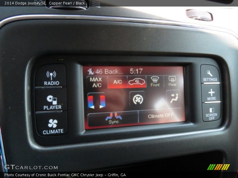 Copper Pearl / Black 2014 Dodge Journey SE