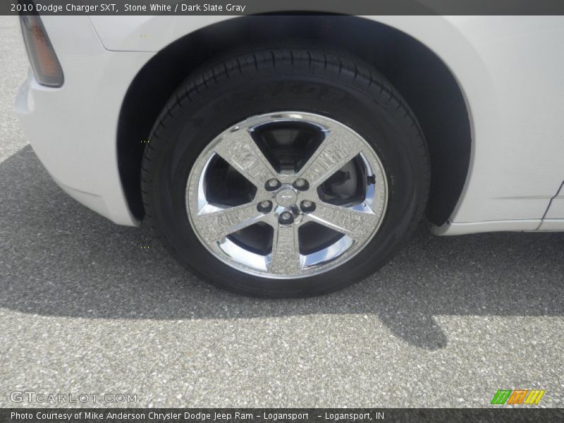 Stone White / Dark Slate Gray 2010 Dodge Charger SXT