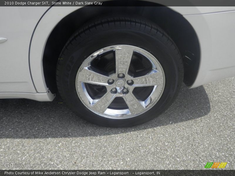 Stone White / Dark Slate Gray 2010 Dodge Charger SXT