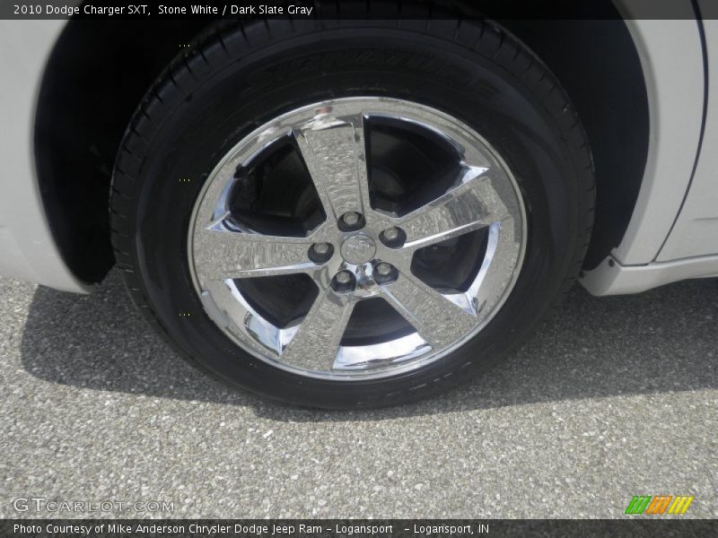 Stone White / Dark Slate Gray 2010 Dodge Charger SXT