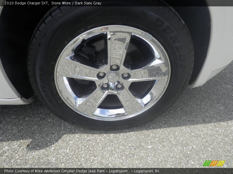 Stone White / Dark Slate Gray 2010 Dodge Charger SXT