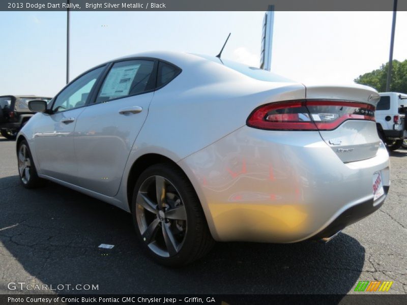Bright Silver Metallic / Black 2013 Dodge Dart Rallye