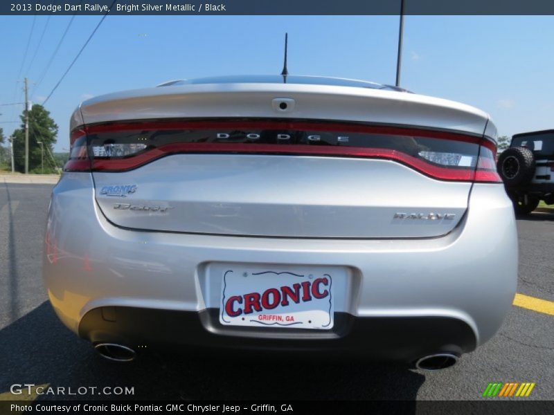 Bright Silver Metallic / Black 2013 Dodge Dart Rallye