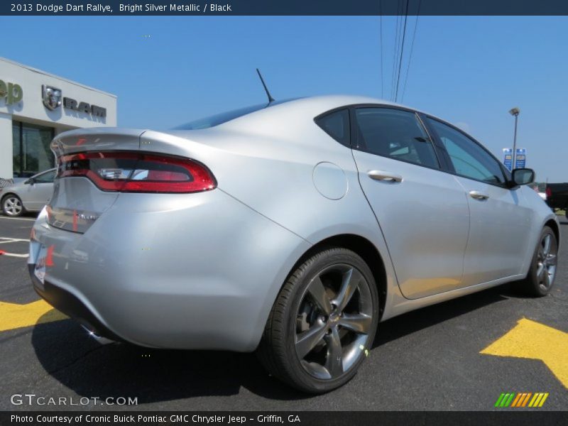 Bright Silver Metallic / Black 2013 Dodge Dart Rallye
