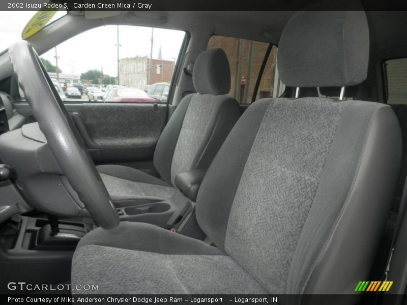 Garden Green Mica / Gray 2002 Isuzu Rodeo S