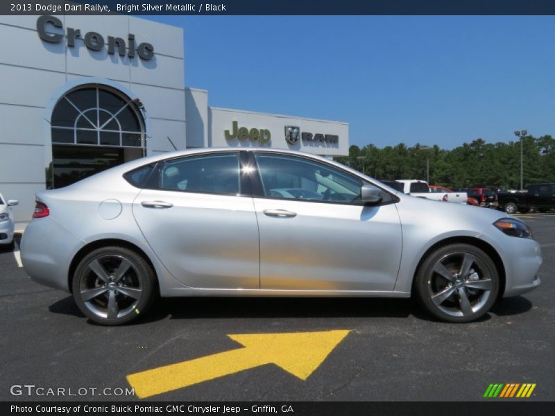 Bright Silver Metallic / Black 2013 Dodge Dart Rallye