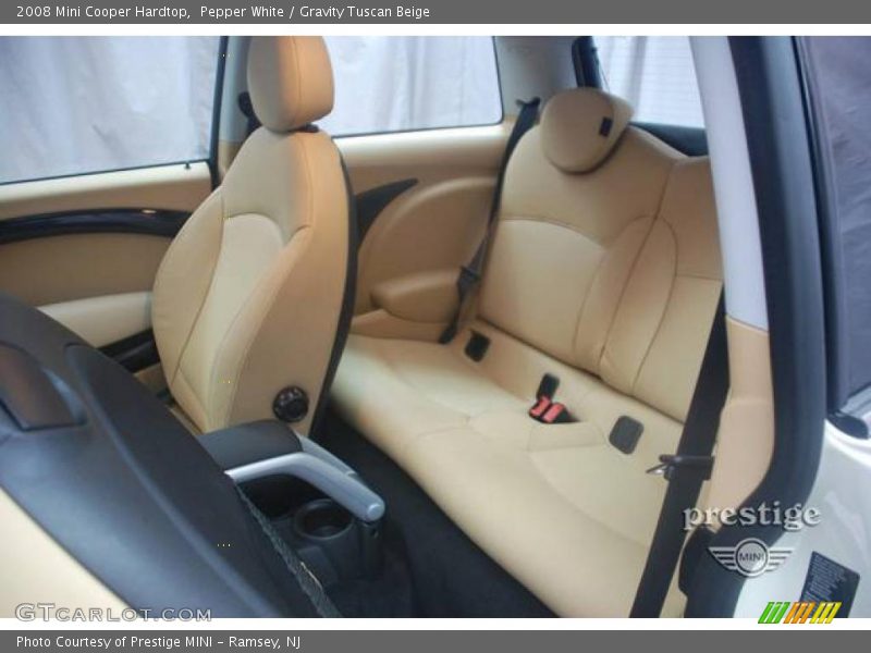 Pepper White / Gravity Tuscan Beige 2008 Mini Cooper Hardtop