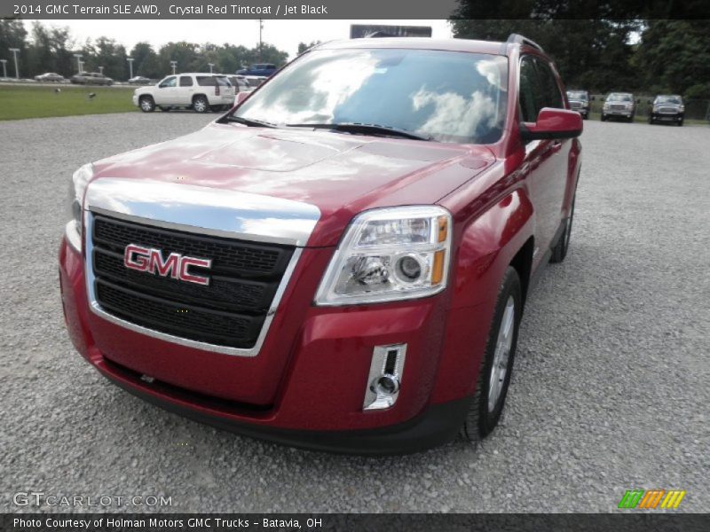 Crystal Red Tintcoat / Jet Black 2014 GMC Terrain SLE AWD
