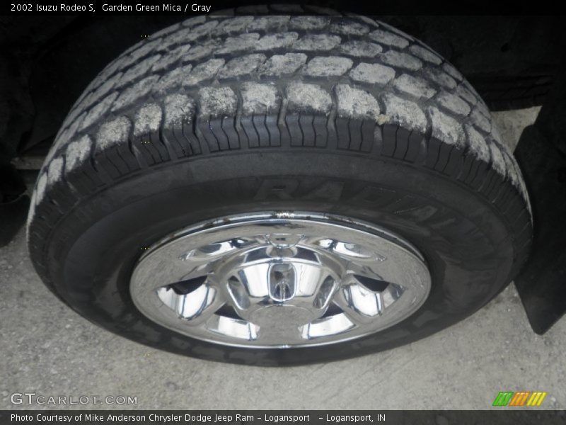 Garden Green Mica / Gray 2002 Isuzu Rodeo S