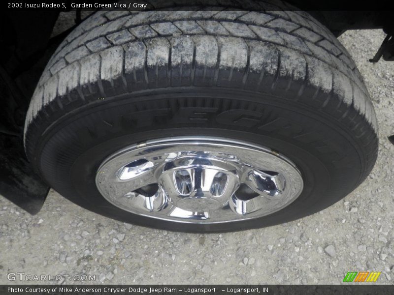 Garden Green Mica / Gray 2002 Isuzu Rodeo S