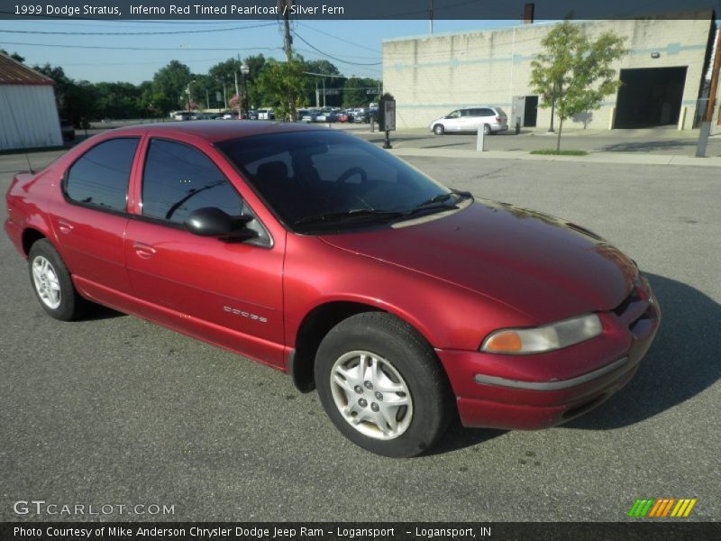 Inferno Red Tinted Pearlcoat / Silver Fern 1999 Dodge Stratus