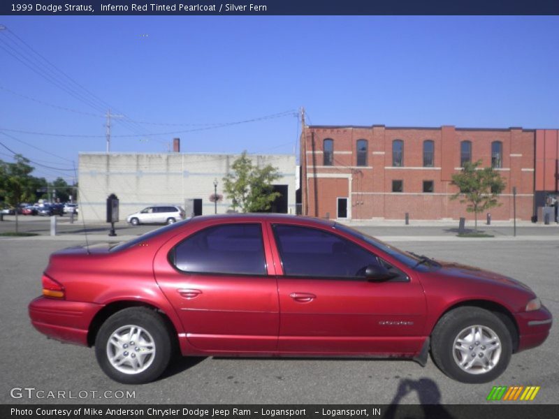 Inferno Red Tinted Pearlcoat / Silver Fern 1999 Dodge Stratus