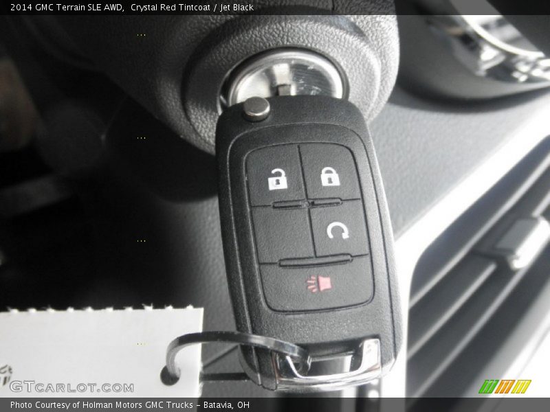 Crystal Red Tintcoat / Jet Black 2014 GMC Terrain SLE AWD