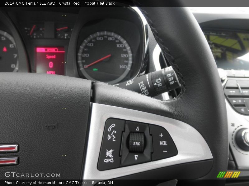 Crystal Red Tintcoat / Jet Black 2014 GMC Terrain SLE AWD