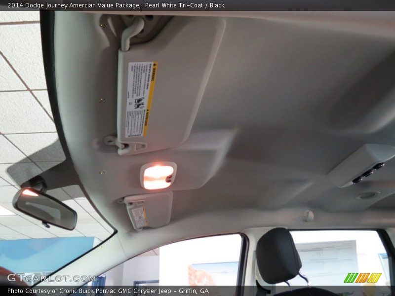 Pearl White Tri-Coat / Black 2014 Dodge Journey Amercian Value Package