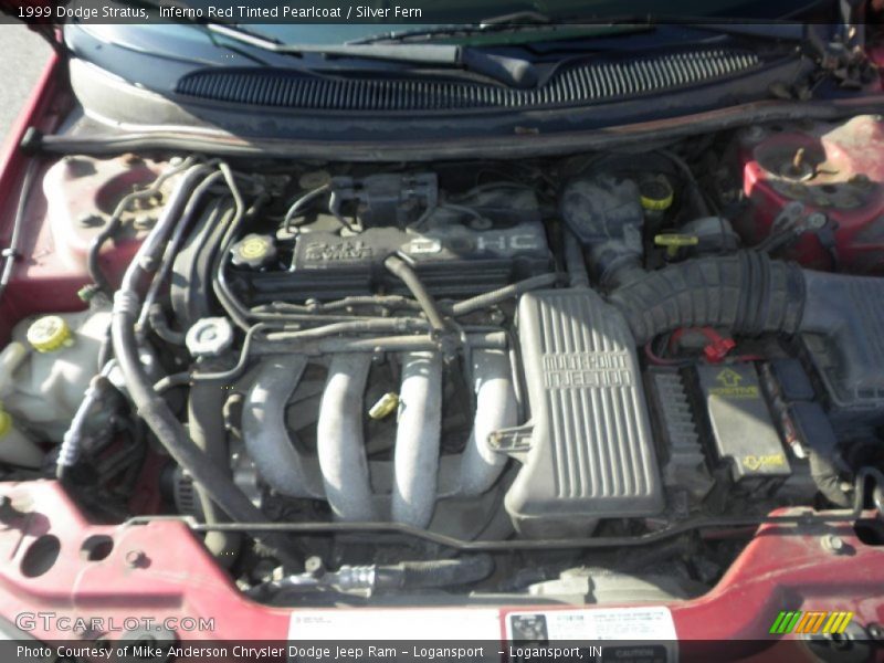 Inferno Red Tinted Pearlcoat / Silver Fern 1999 Dodge Stratus