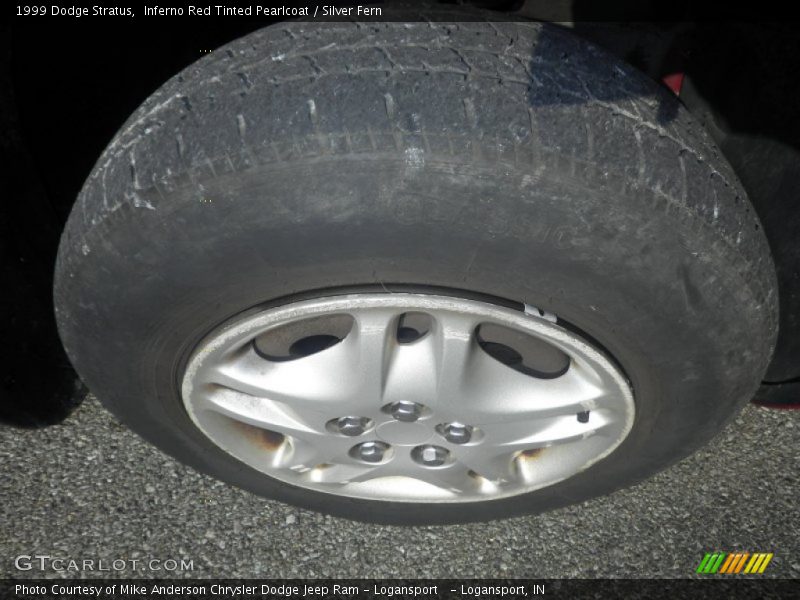 Inferno Red Tinted Pearlcoat / Silver Fern 1999 Dodge Stratus