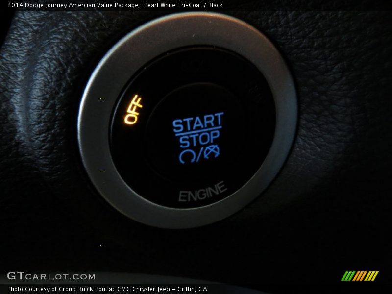 Pearl White Tri-Coat / Black 2014 Dodge Journey Amercian Value Package
