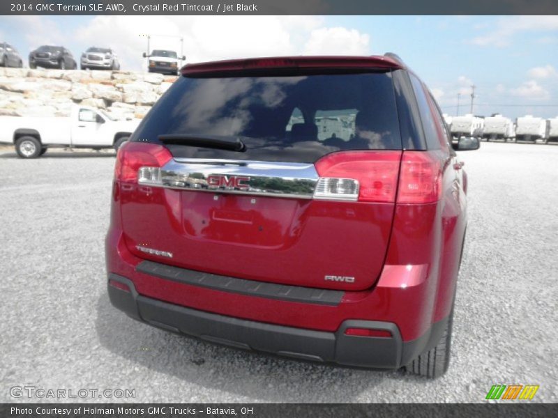 Crystal Red Tintcoat / Jet Black 2014 GMC Terrain SLE AWD