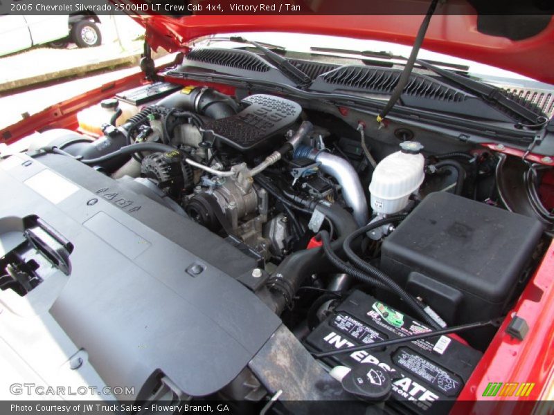 Victory Red / Tan 2006 Chevrolet Silverado 2500HD LT Crew Cab 4x4