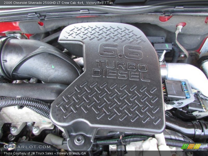 Victory Red / Tan 2006 Chevrolet Silverado 2500HD LT Crew Cab 4x4