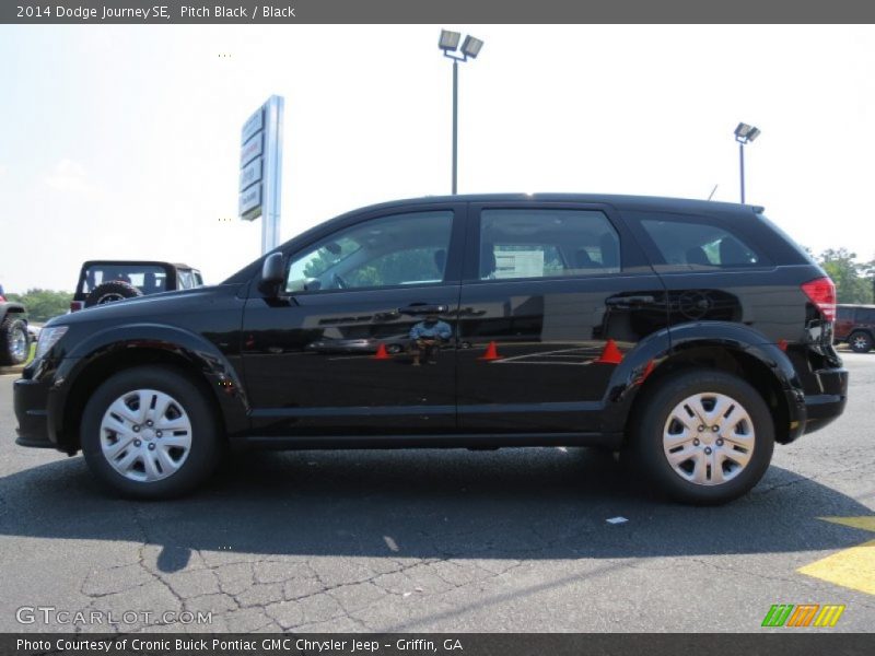 Pitch Black / Black 2014 Dodge Journey SE