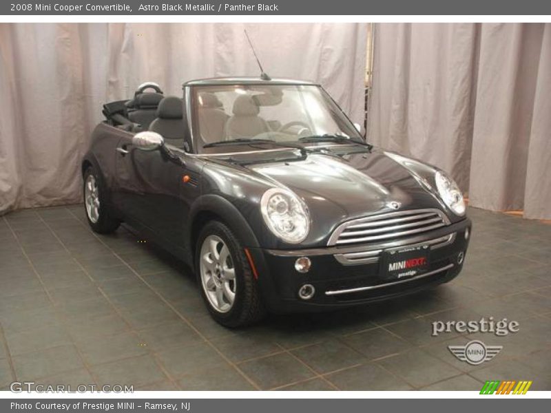 Astro Black Metallic / Panther Black 2008 Mini Cooper Convertible