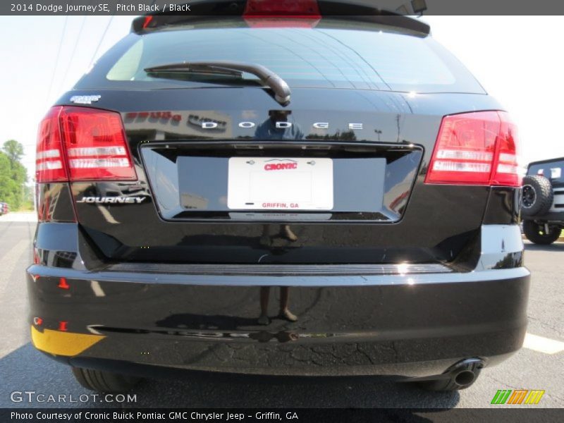 Pitch Black / Black 2014 Dodge Journey SE