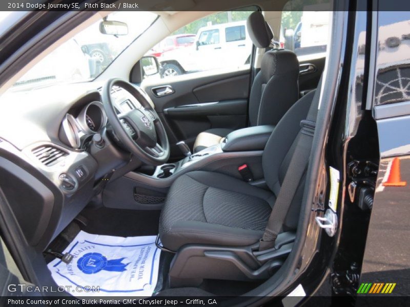 Pitch Black / Black 2014 Dodge Journey SE