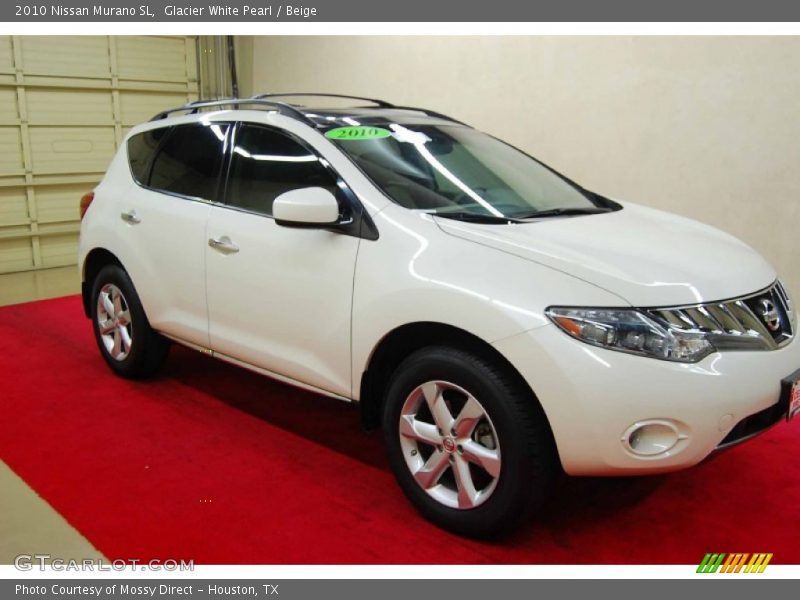 Glacier White Pearl / Beige 2010 Nissan Murano SL